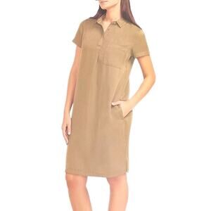 GAP popover short sleeved camel tan size medium